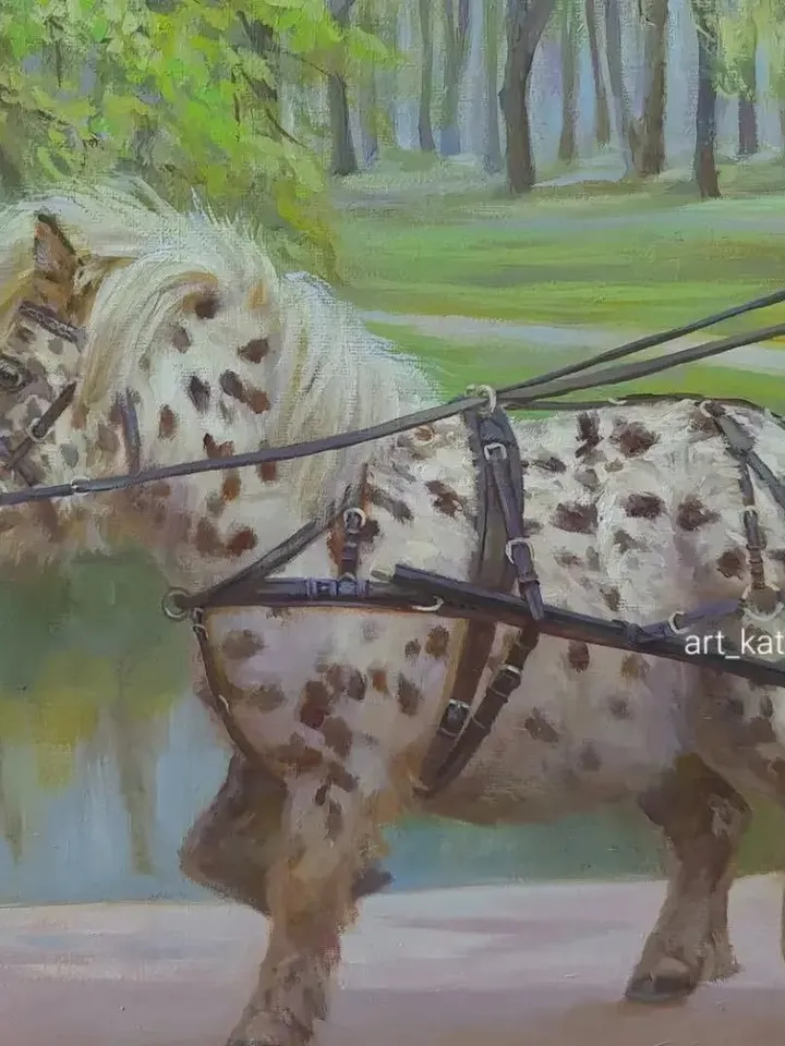 pugs Original oil painting on linen canvas "Walk"🎨🖌️,
oil on canvas, 90x60 cm, 2024