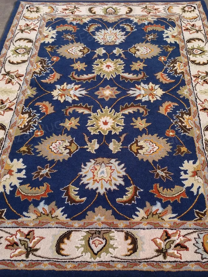 Buy Premium Abushan Rug Hand Tufted Floral Rug Handmade Wool Carving Rug Large Area Home Rug for Living Dining Bedroom 8x8 10x10 8x10