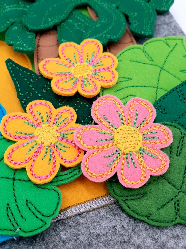Digital Countries Brazil Embroidery - Baby Shower Gift - DIY Project