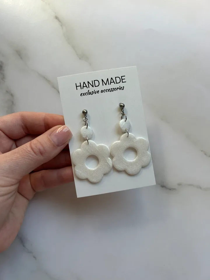 Handmade earrings, polymer clay earrings