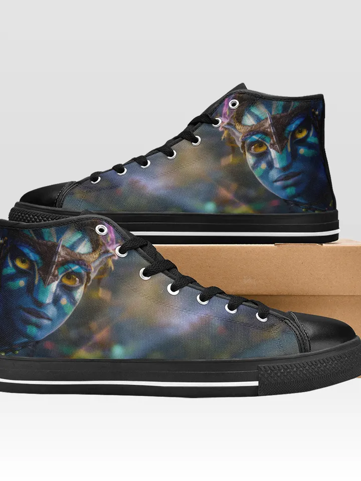 Avatar Shoes, High-Top Sneakers, Handmade Footwear