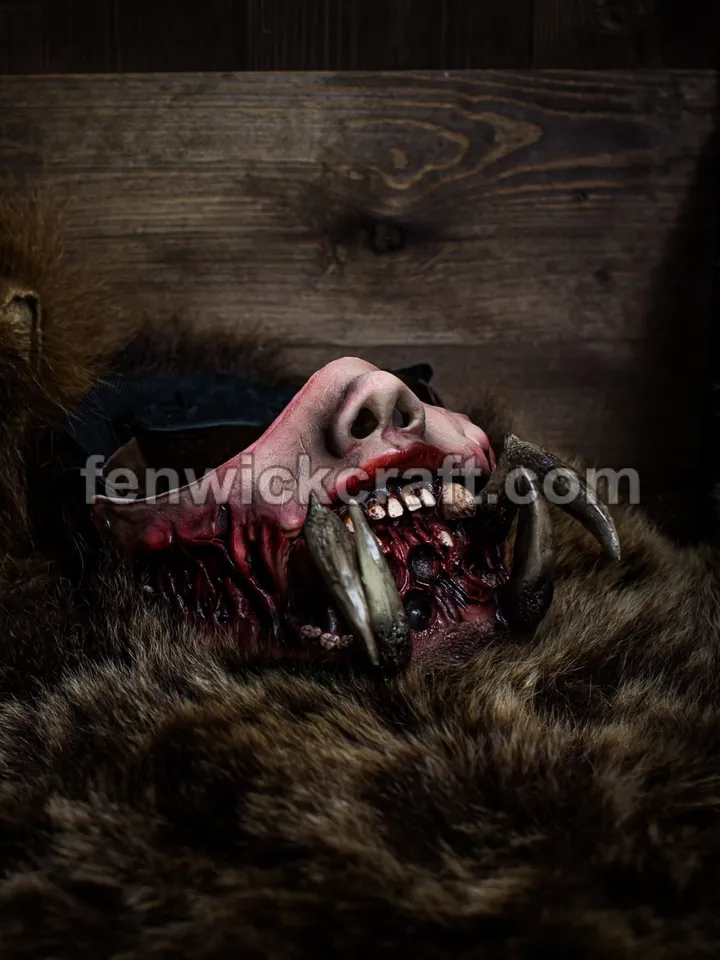 Monster Half Mask / Zombie Prosthetic