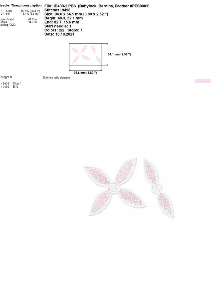 Fuchsia FSL machine embroidery designs Free standing lace embroidery pattern 3D flower embroidery motif Flower FSL embroidery Earrings FSL
