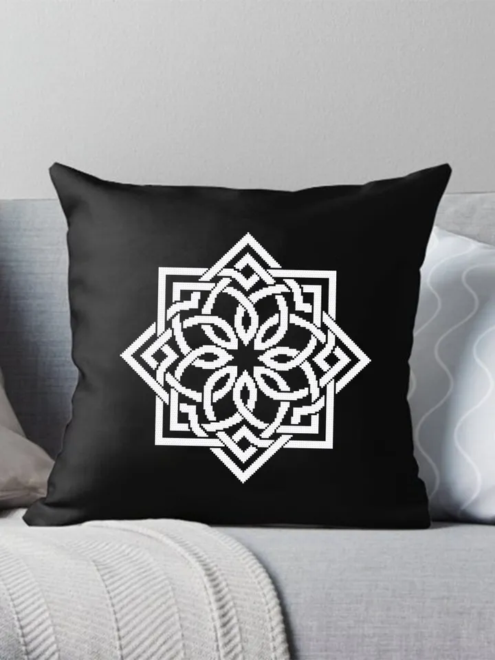 Celtic mandala cross stitch pattern download PDF Monochrome cross stitch chart Mandala pattern digital PDF Modern beginner stitch #M20