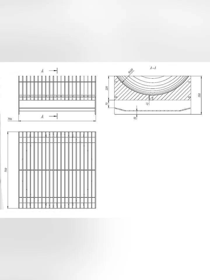 Welding Project Plans Drawings Fire Pit 2 (DXF, PDF)