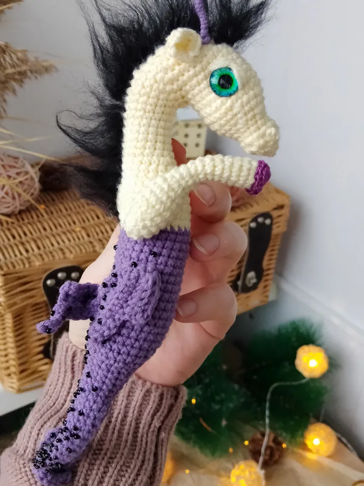 Hippocampus toy. Seahorse interior toy. Fantastic seahorse. Original gift.Magical creatures of the world of Harry Potter