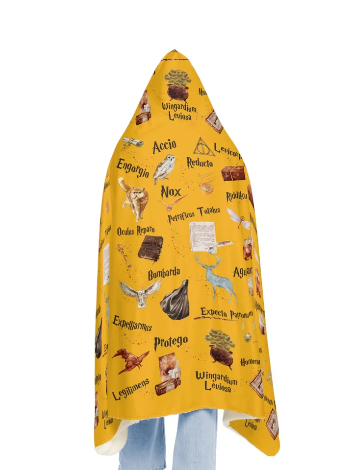 Wizarding World Snuggle Blanket ; Magic School Snuggle Blanket Owl Key Magic World Custom Wizard Snuggle Blanket Gift Baby Magic WBB12