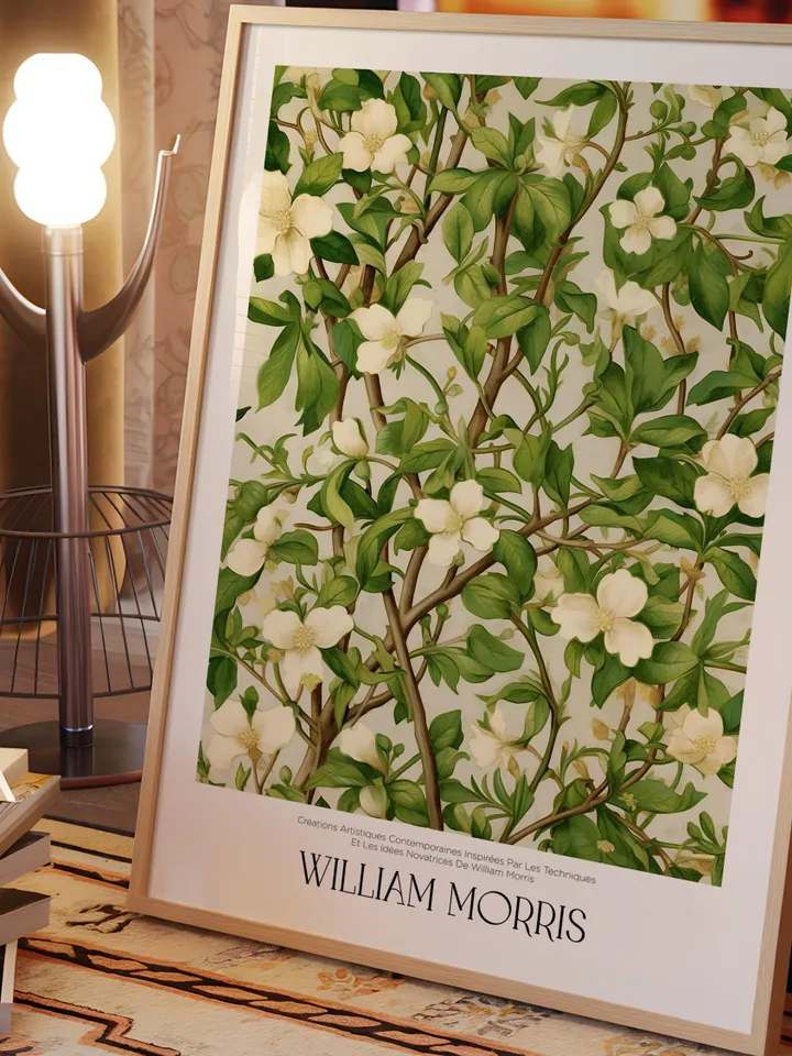 William Morris Wall Art, Vintage Botanical Print, Floral Poster Arts Decor, Digital Download, William Morris Print Digital Download AA14