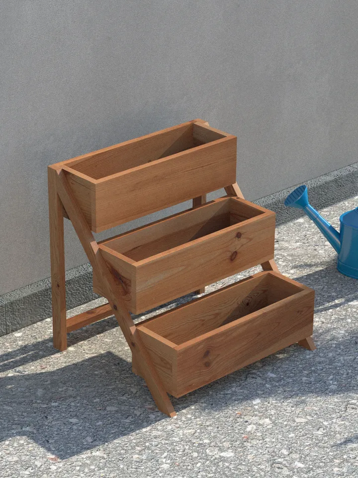 Tiered Planter Plans, PDF, DIY