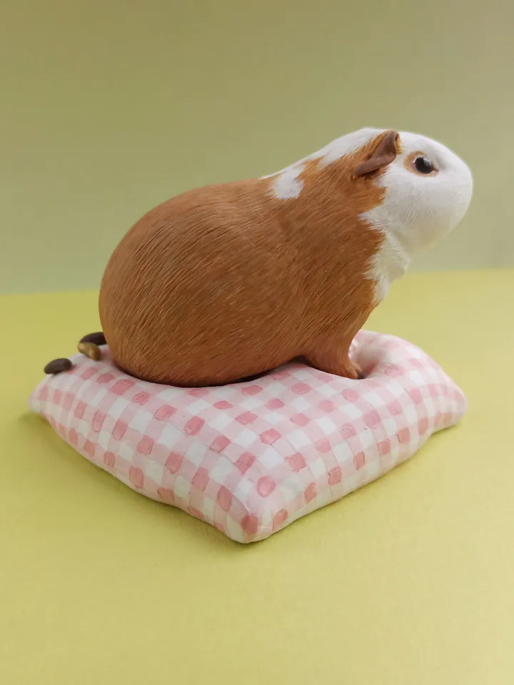 Custom guinea pig sculpture