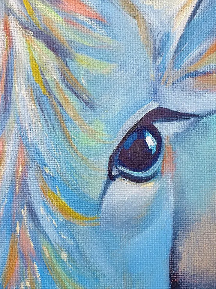 Cow Painting Animal Original Art Baby Cow Wall Art Canvas Oil Painting