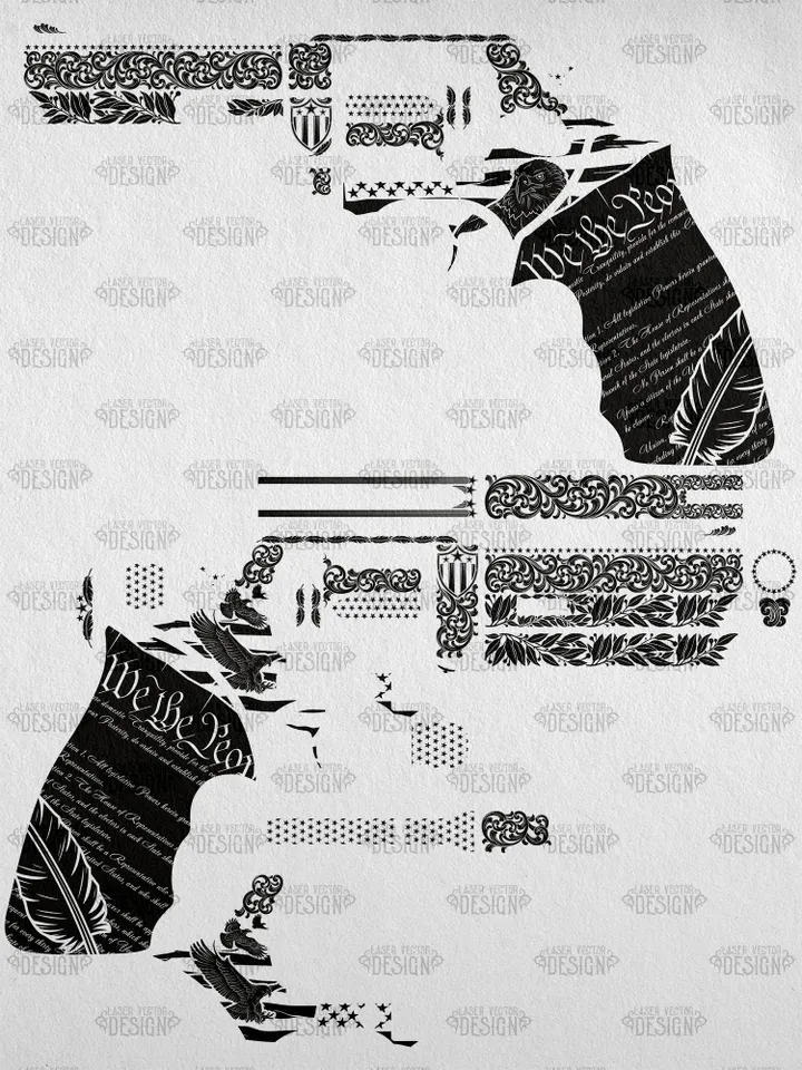 VECTOR DESIGN Taurus M 82 4 in American eagle