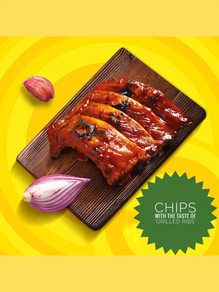 "Lay's"Lay's chips and grilled ribs 4.93oz The order includes 10 pieces