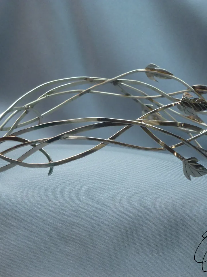 Galadriel crown - LOTR elven tiara - branches and leaves diadem - for elves and fairies