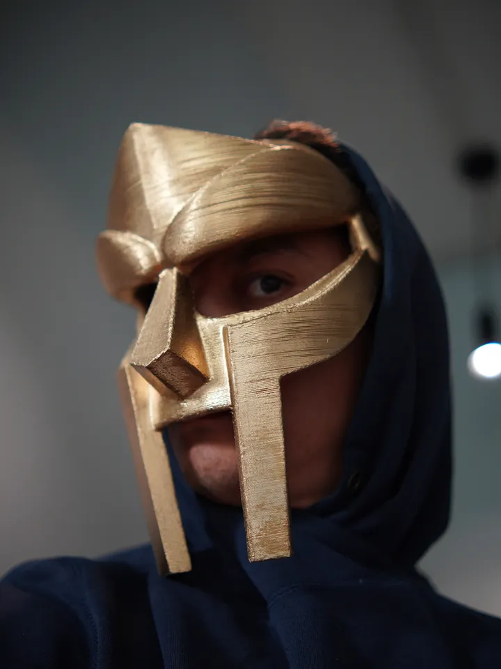 MF Doom Golden Gladiator Mask Marvel MF Doom Golden Gladiator mask