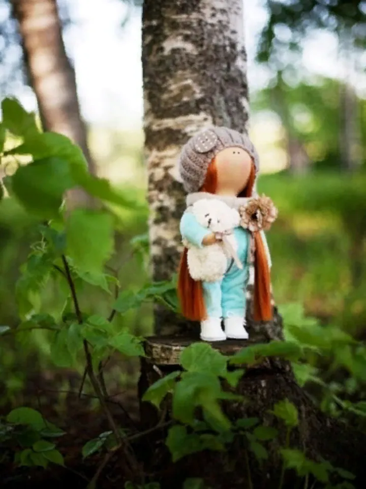 Textile interior doll/ Tilda doll/ Home decor
