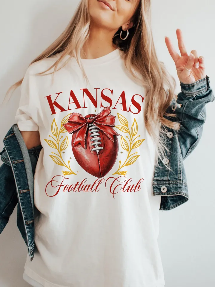 Football png, Coquette Football PNG, K City Football PNG, Football Team PNG, K City Football Sweatshirt, Football Red Team Football Club