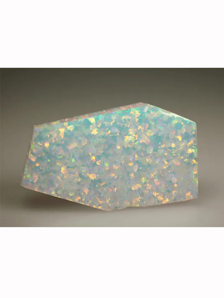 Very beautiful unique opal ring. Solid opal ring. Transparent opal ring.