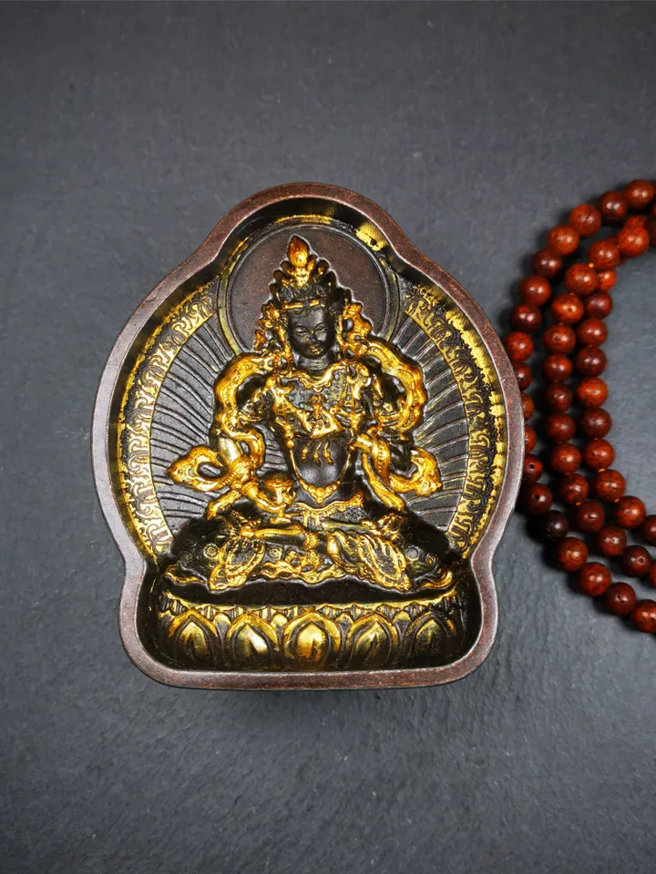 Gandhanra Tibetan Buddha Statue Tsa Tsa Mold,Vajrasatva,Dorje Sempa,Copper Mould For Making Clay Buddha Statue,Tsha Tsha