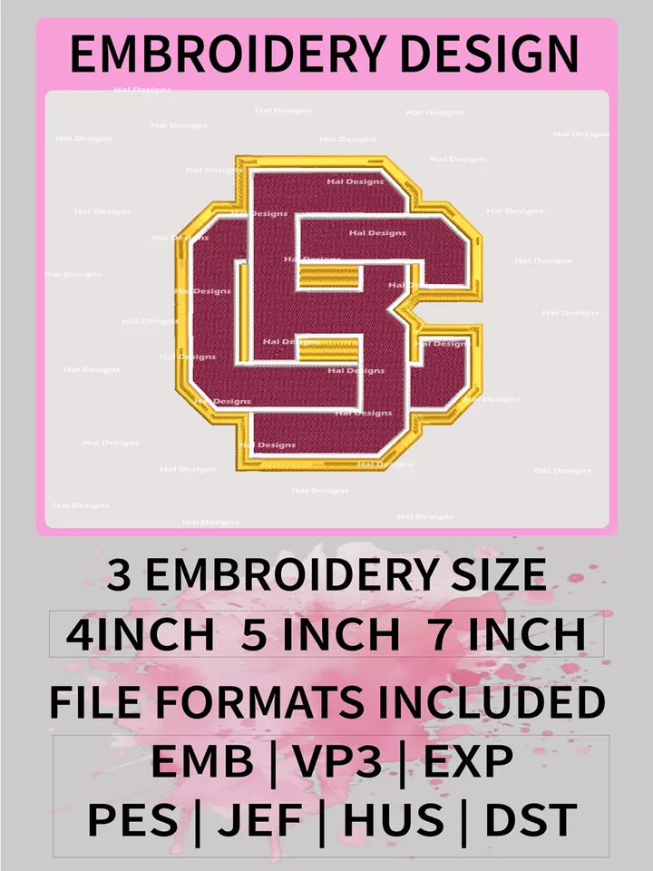 NCAA Bethune-Cookman Wildcats Embroidery File, 3 Sizes, 6 Formats, NCAA Machine Embroidery Design, NCAA Logo, NCAA Teams