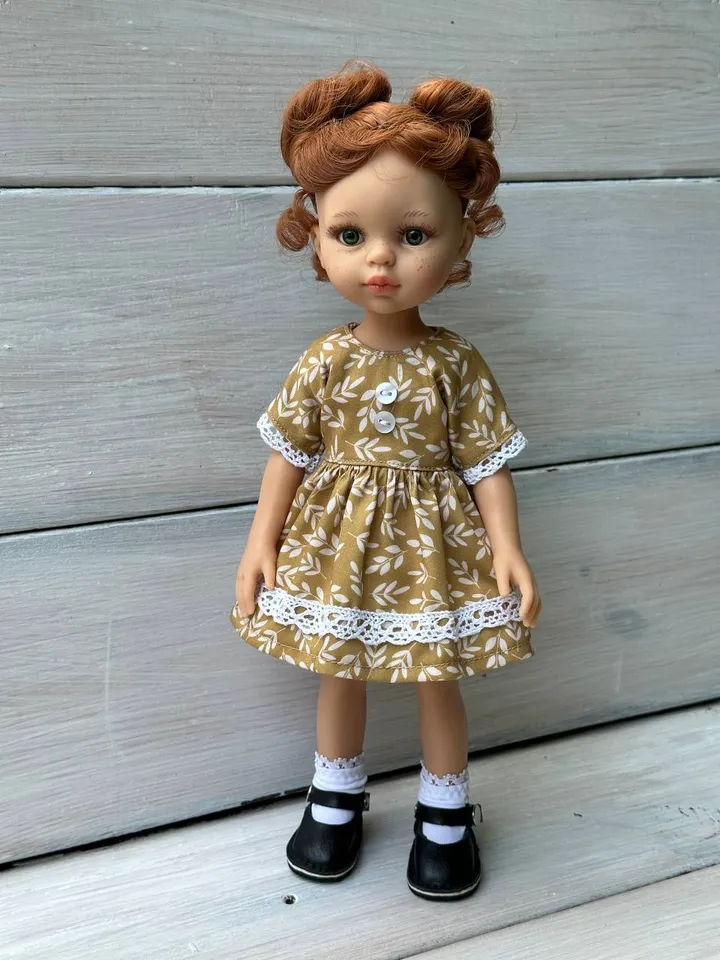 Chamomile Dress pattern for Paola Reina dolls.