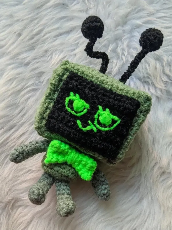 Dandys World Crochet Pattern, Crochet Pattern Doll Vee, Roblox Crochet Pattern In English pdf File