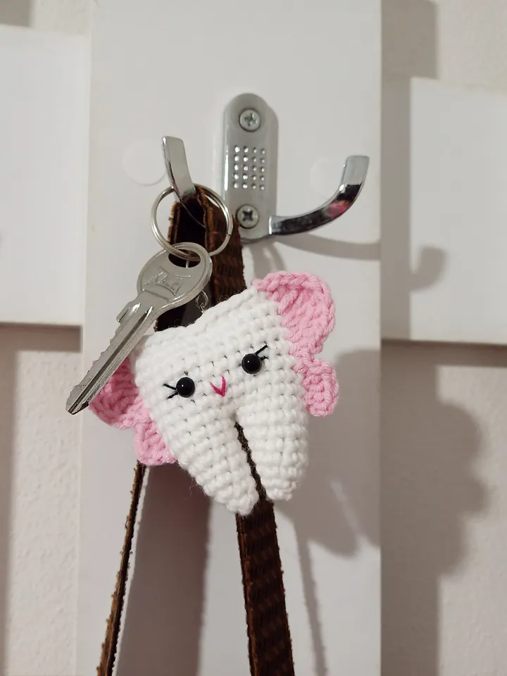 Tooth Crochet Pattern, Amigurumi Molar Crochet English Pattern, Tooth Amigurumi Pattern, Gifts for Dentists, Crochet for Dentist