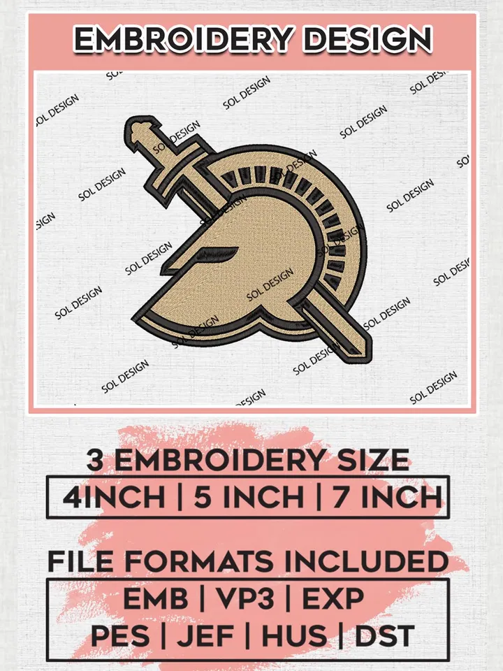 NCAA Army Black Knights Team Head Mascot Logo Machine Embroidery Design, NCAA Army Black Knights Team Design Design files, NCAA Team Embroidery Designs, NCAA Machine Embroidery Designs, Digital Download