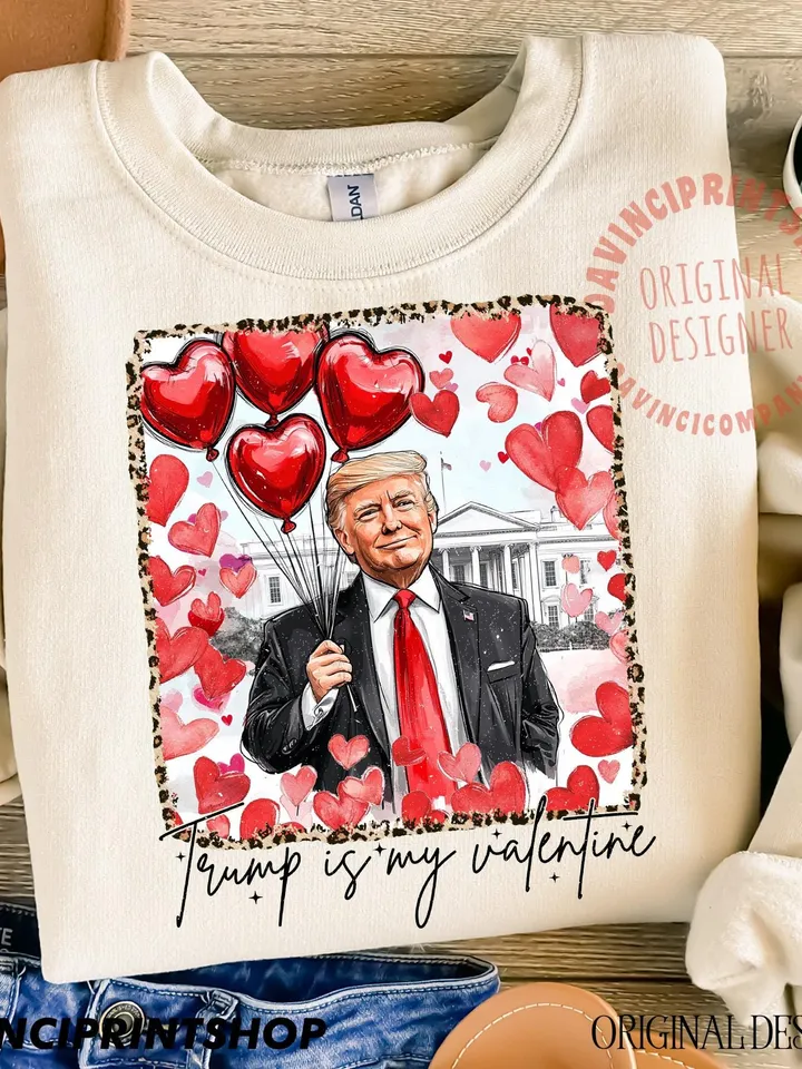 Trump is my valentine Png, Retro Valentines png, Funny Trump png, Funny Valentines png, Trump png, Valentines Shirt png, Valentines png