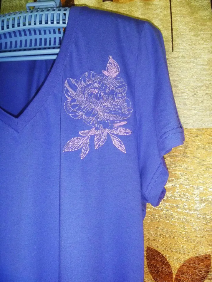 Peonies Set redwork Machine Embroidery Design