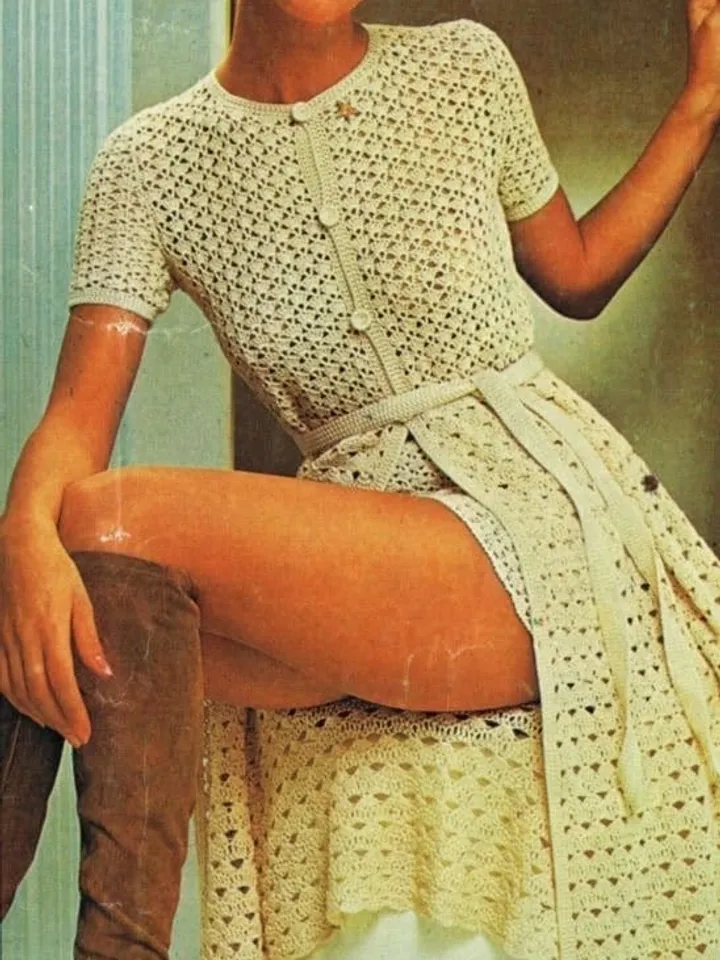 Dress crochet pattern  , dress crochet , dress pattern for women pdf