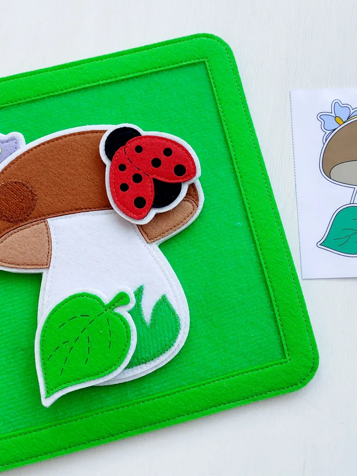 Montessori Material Felt Toys Children Logical Thinking