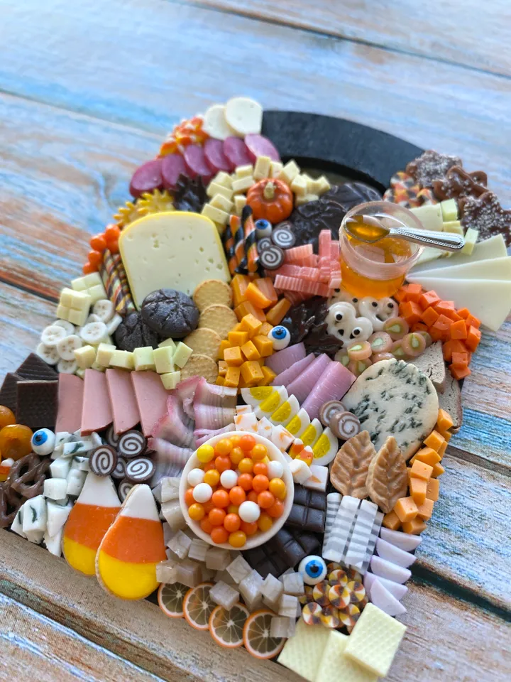 Magnet Miniature Charcuterie Halloween Board Souvenir for Party