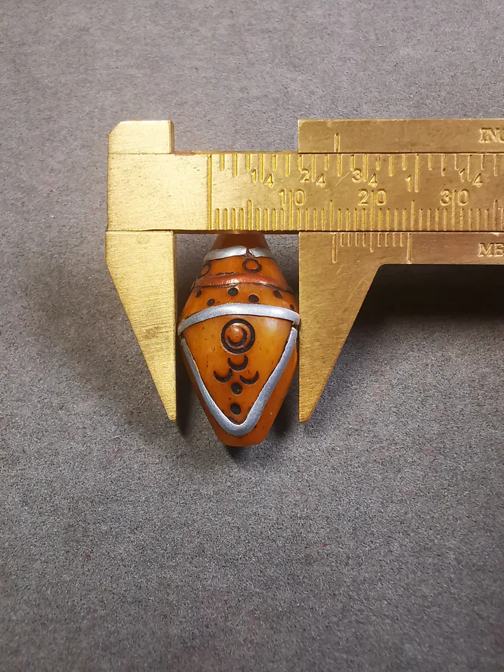 Gandhanra Bone Carved Tibetan Niang La Tsa Tsa Statue,Stupa Amulet,Pagoda Pendant