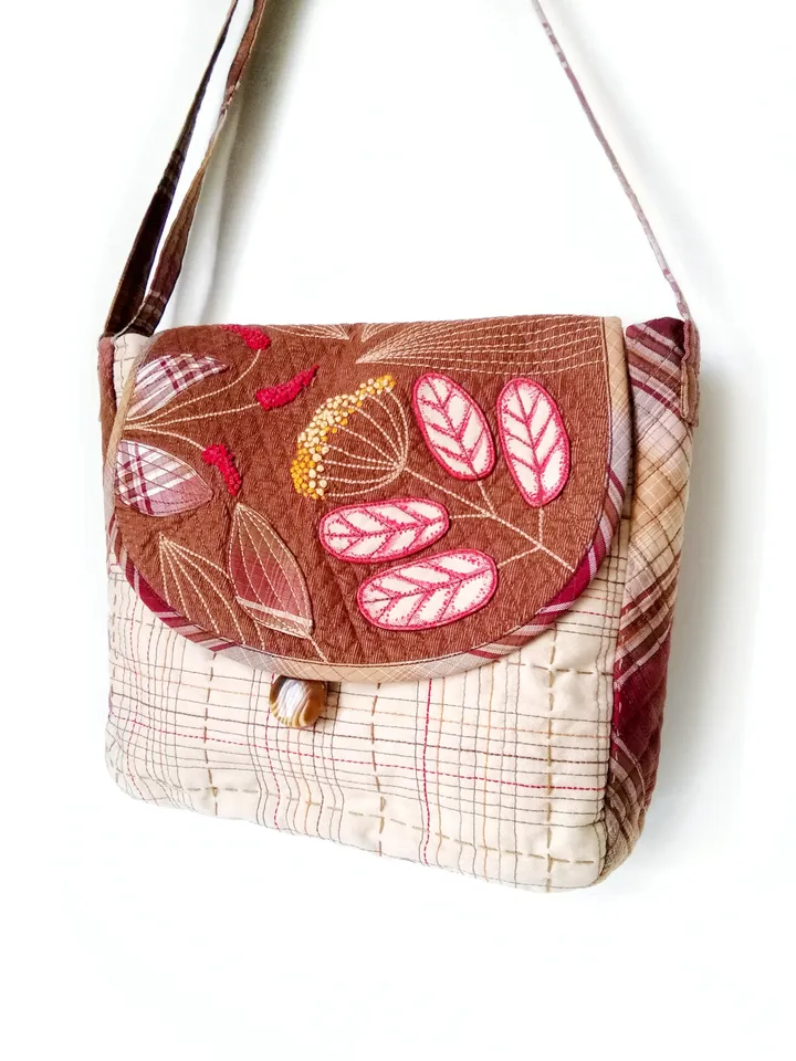Handcrafted Women's Hand Embroidered Bags - Stylish Artisanal Designs, Shoulder Handmade Purse for Fashionable Ladies. FREE SHIPPING!