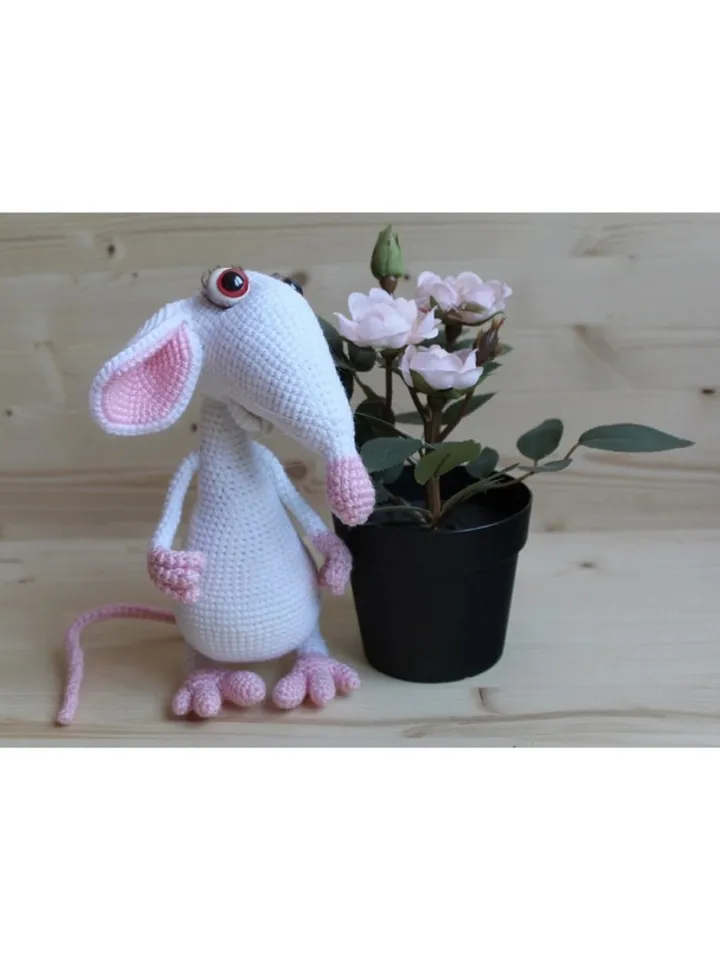 Crochet pattern Rat - digital pattern PDF format