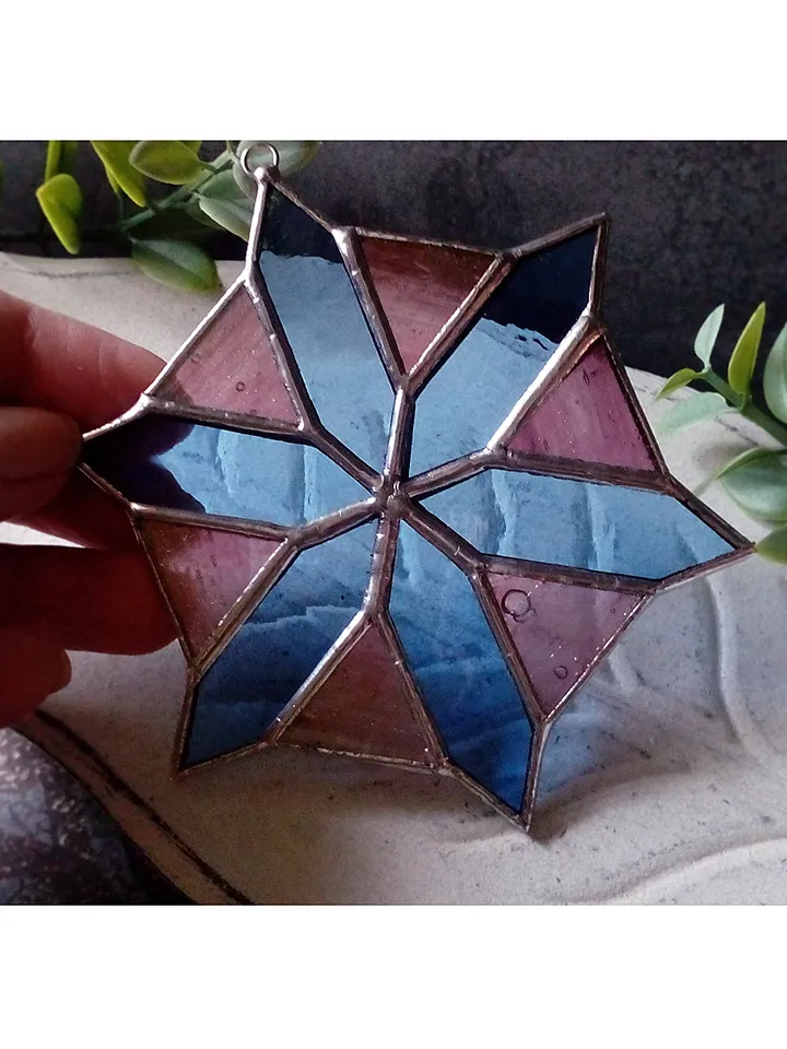 Christmas decorations, snowflake, christmas ornaments, christmas tree star, snowflake suncatcher, new year tree toy,