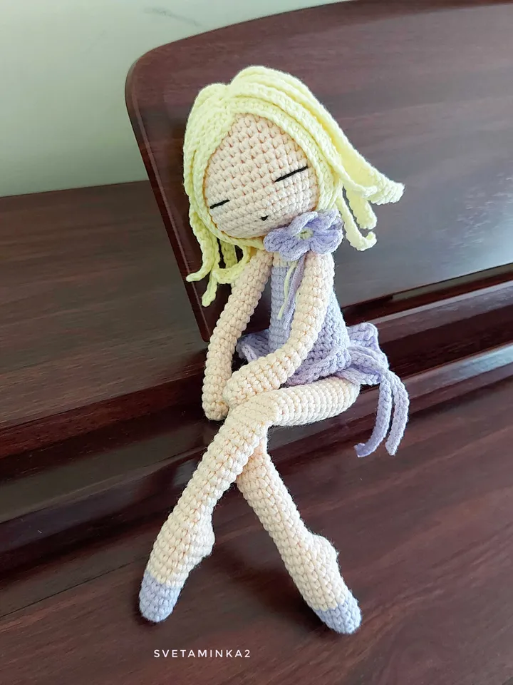 Crochet Doll Pattern Amigurumi. Digital Download. PDF.