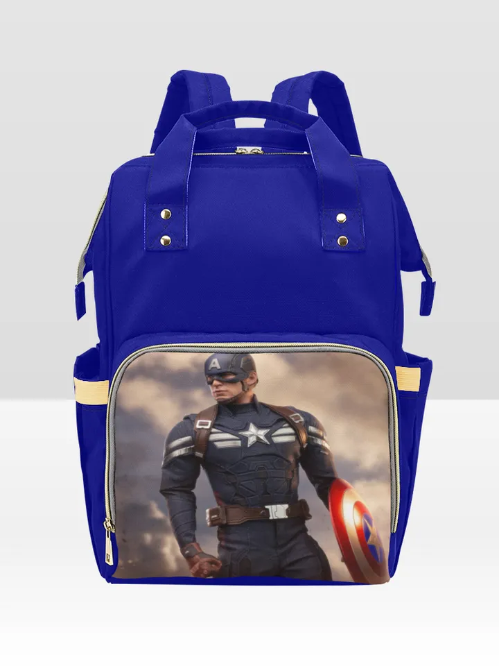 Captain America Diaper Bag Backpack