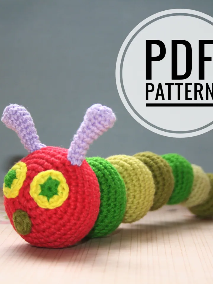 Crochet Pattern Caterpillar PDF