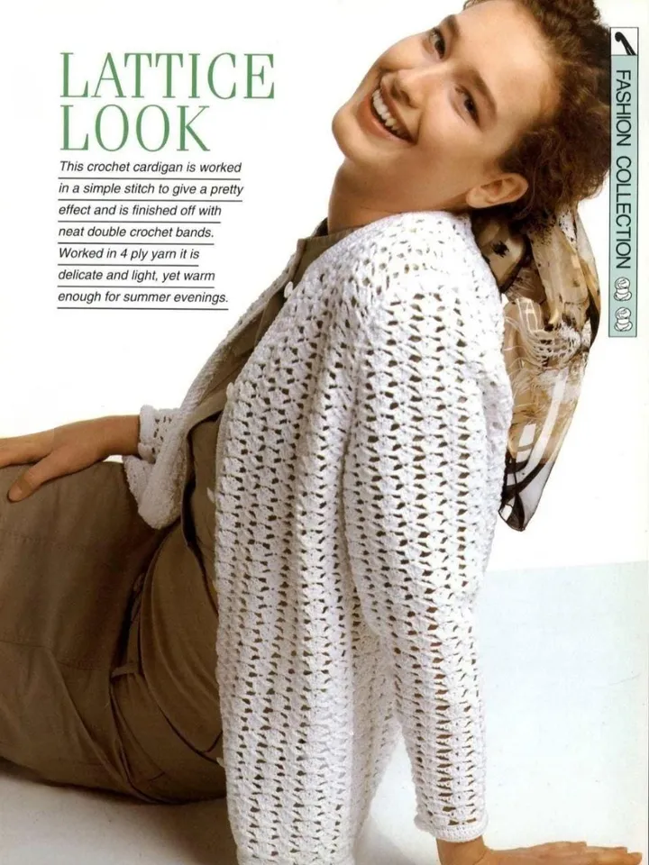 Cardigan crochet pattern, easy crochet cardigan, summer cardigan pdf instant download