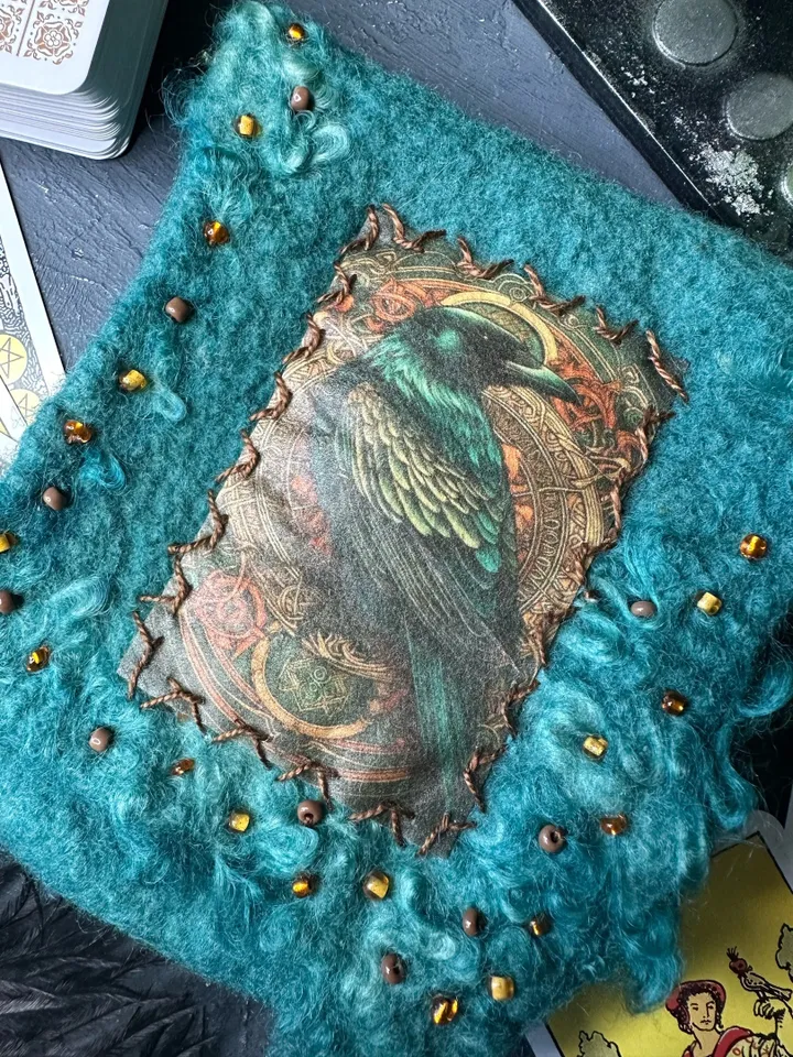 Tarot bag for mini decks Raven