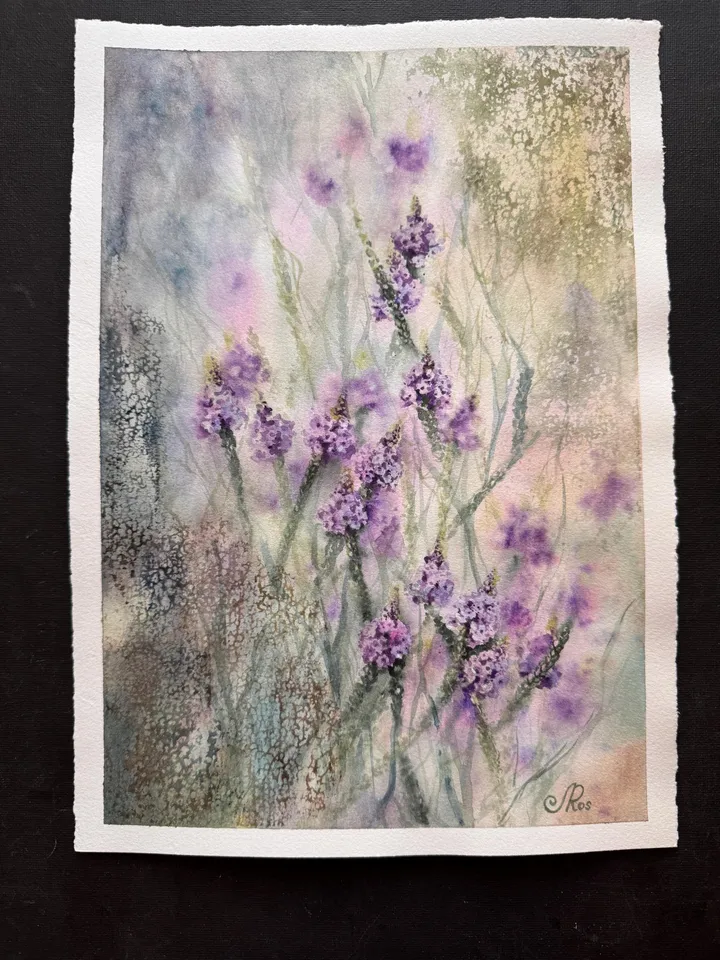 Wildflowers Painting Original Watercolor Flowers Wall Art Floral Artwork