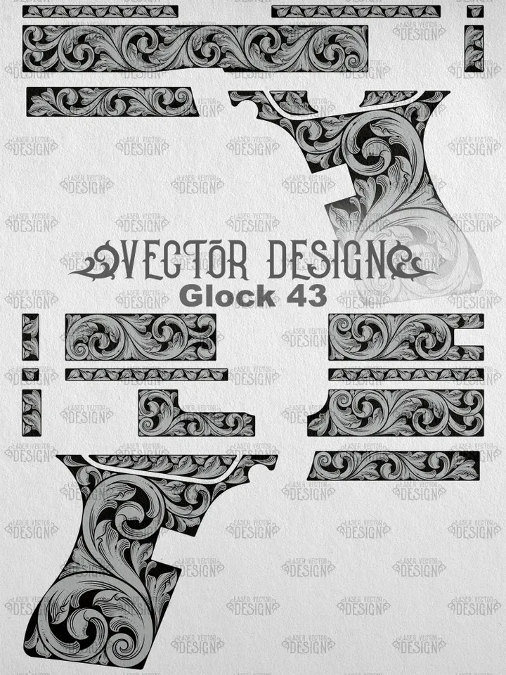 VECTOR DESIGN Glock 43 Scrollwork