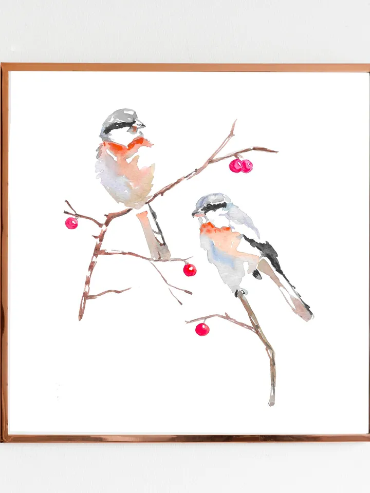 Bullfinch Watercolor Bird Wall Art For Bird Lover Red Bird Painting Christmas Decor Colorful Wall Art Christmas Graphics Bird Lover Gift