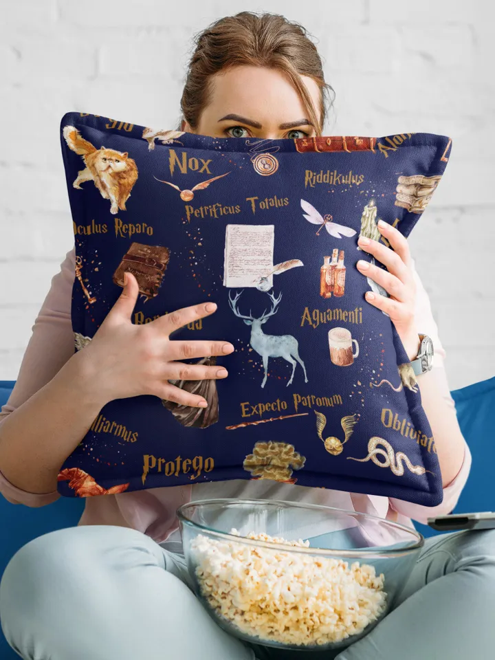 Wizarding World Baby Pillow; Magic School Pillow Owl Key Magic World Custom Wizard Pillow Gift for Baby Magic School Pillow WBB12