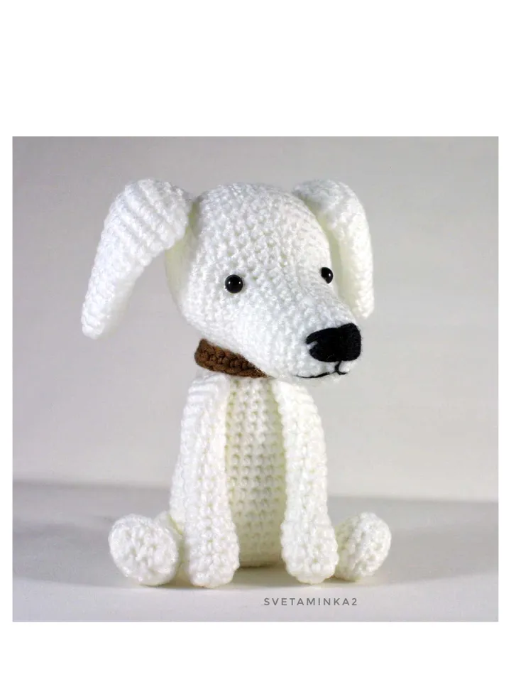Crochet Dog Pattern. Crochet Puppy Pattern. Amigurumi. Digital Download. PDF.