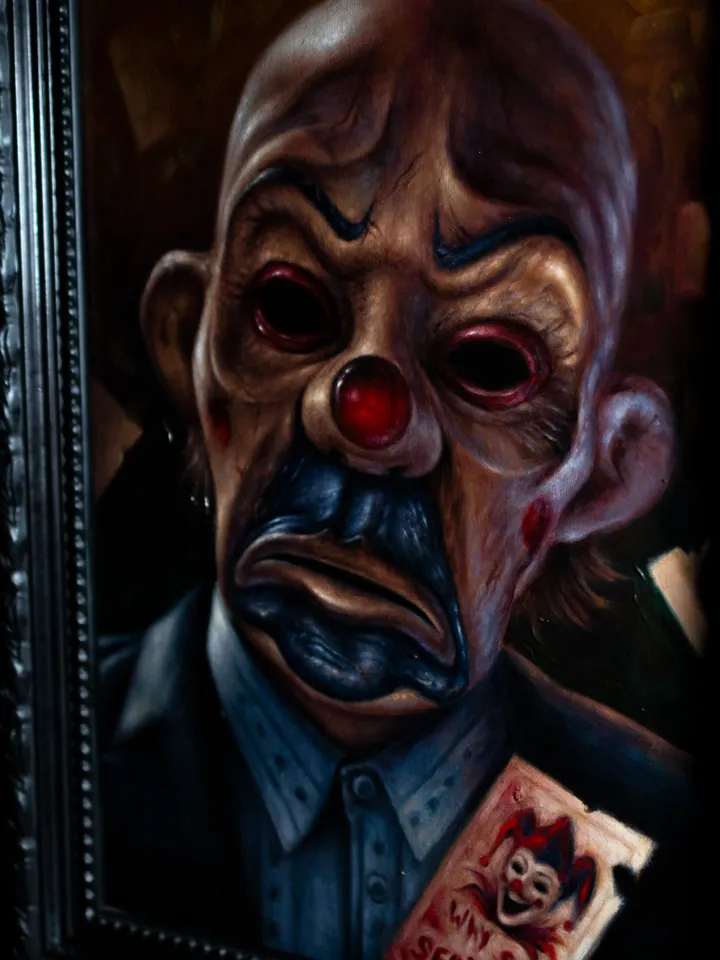 Original oil painting Joker