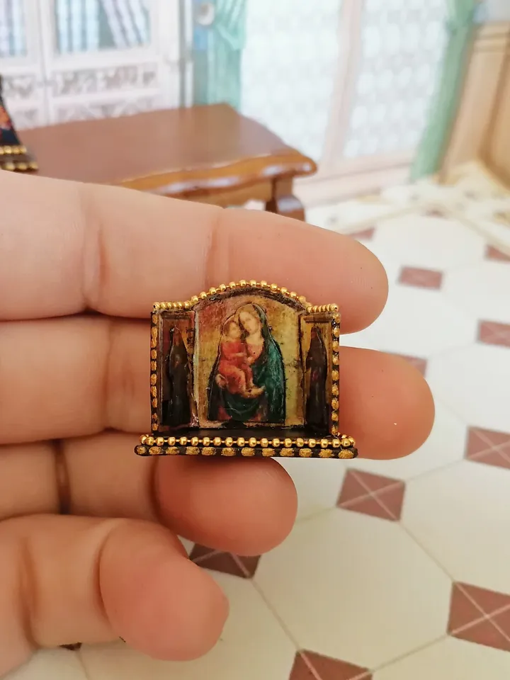 Set of Christmas nativity scenes. Handmade. Christmas nativity scene. Christmas. Gift for Christmas. Dollhouse miniature.1:12. Handmade.