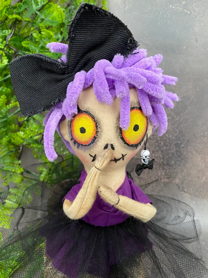 Cute creepy doll . Halloween gift